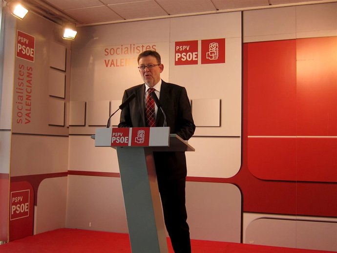 Ximo Puig en rueda de prensa