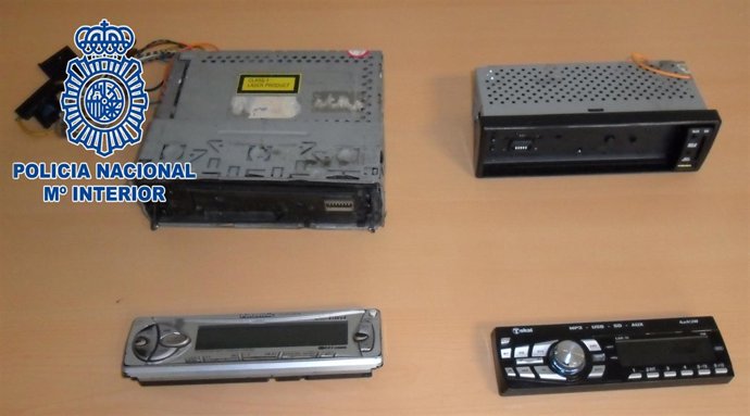 Efectos intervenidos en una operación de la Policía Nacional