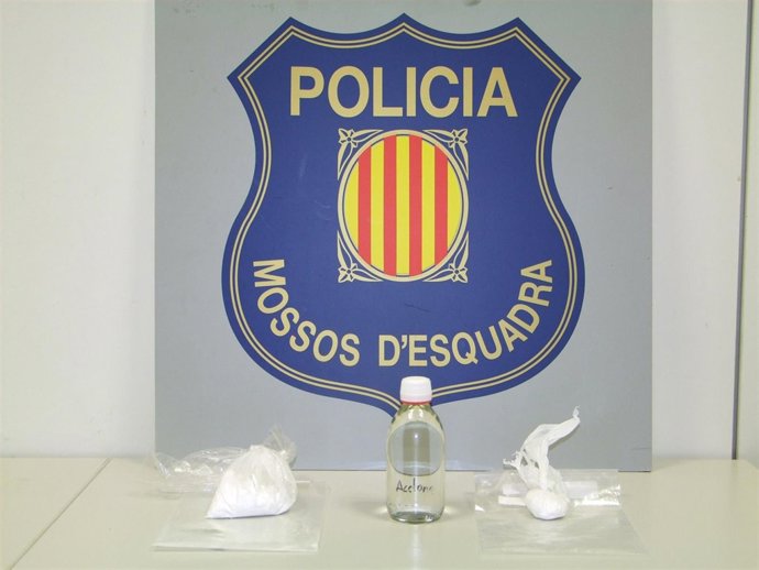 Cocaína intervenida en Montblanc