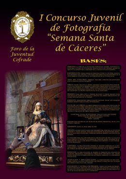 Cartel I Concurso Juvenil De Fotografía Semana Santa De Cáceres