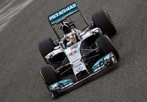 El piloto Lewis Hamilton durante el Gran Premio de China