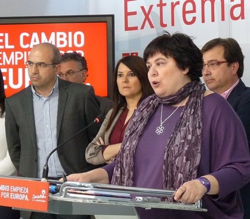 Begoña García, candidata socialista extremeña al Parlamento Europeo
