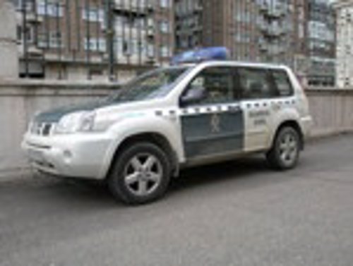 Imagen de un vehículo de la Guardia Civil    