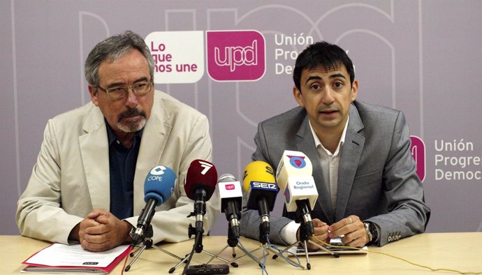El portavoz de Unión Progreso y Democracia, Rubén Juan Serna