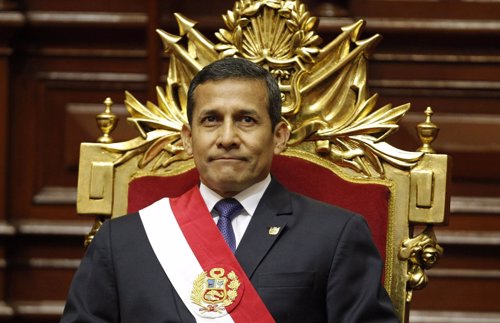 El presidente de Perú, Ollanta Humala
