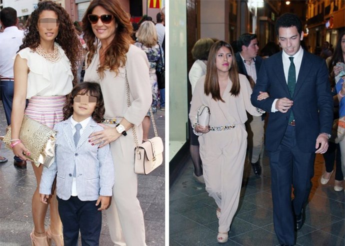 Chabelita y Raquel Bollo, juntas y repitiendo modelito en Semana Santa