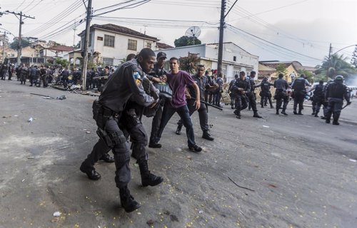Operativo policial en una favela de Río de Janeiro