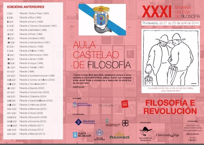 Semana de 'Filosofía e Revolución' de Pontevedra