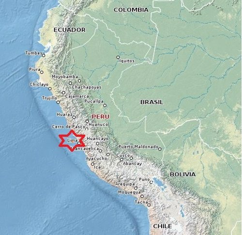 Sismo en Perú, cerca de Lima