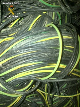 Dos detenidos en Sevilla por robar cable de alumbrado público