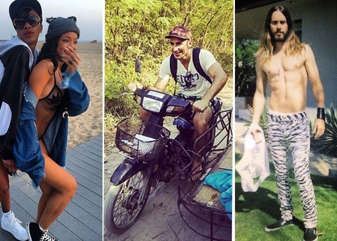La semana santa de los famosos
