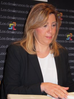 La presidenta de la Junta de Andlaucía, Susana Díaz