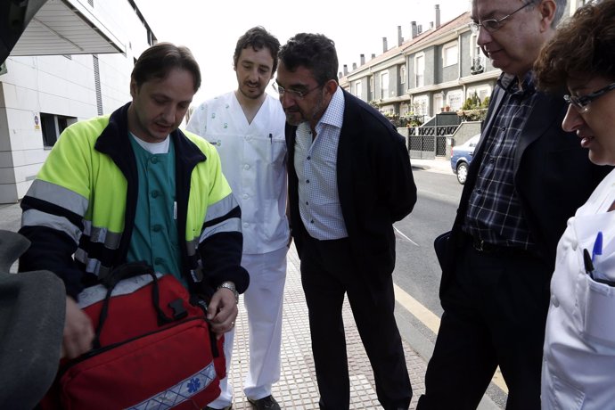 Jesús Galván visita Servicio de Urgencias