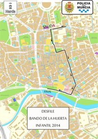 Murcia celebra esta tarde el desfile del Bando de la Huerta Infantil