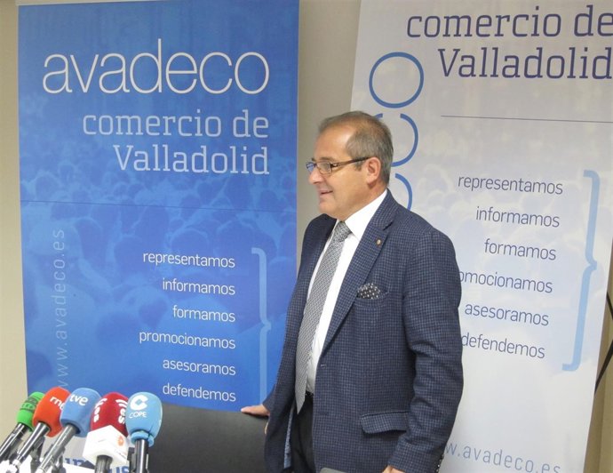 El presidente del Gremio de Libreros de Valladolid, Marco Antonio Blanco Lobato