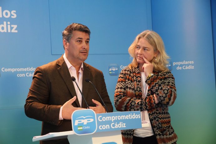 Ignacio Romaní y Mercedes Colombo, diputados provinciales del PP de Cádiz