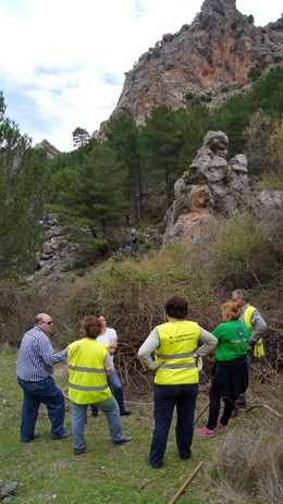 Paso viajeros románticos de Güéjar Sierra