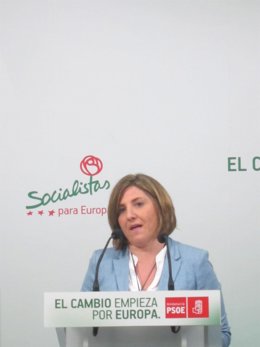 Irene García en rueda de prensa 