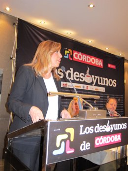 Susana Díaz durante su intervención