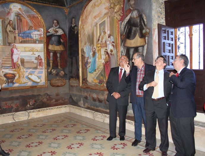 El presidente de la Comunidad Autónoma en su visita a Lorca