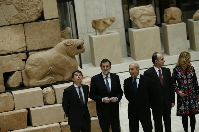 Rajoy, en el Museo Arqueológico Nacional
