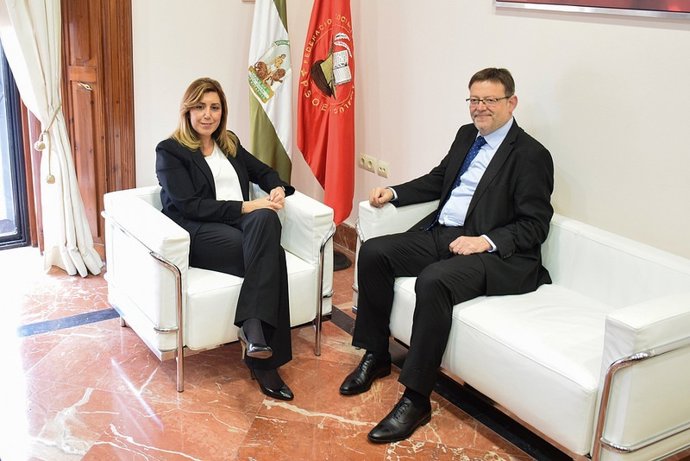 Susana Díaz y Ximo Puig