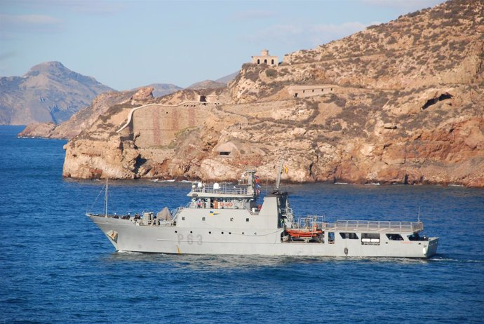 Imagen del patrullero de la Armada 'Arnomendi'