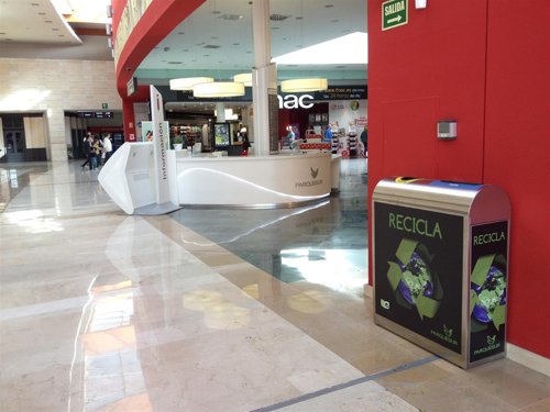 Punto reciclaje en Parquesur