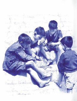 Una de las obras de Paco Sierra