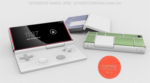 Flippypad, consola modular, project ara