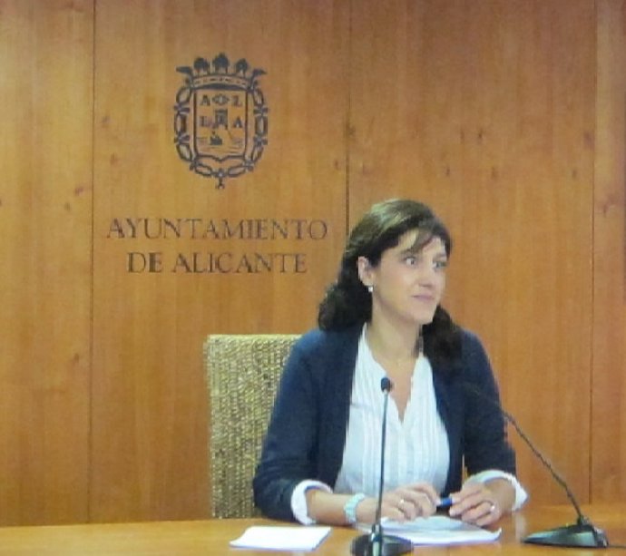 Marta García-Romeu, este martes en rueda de prensa