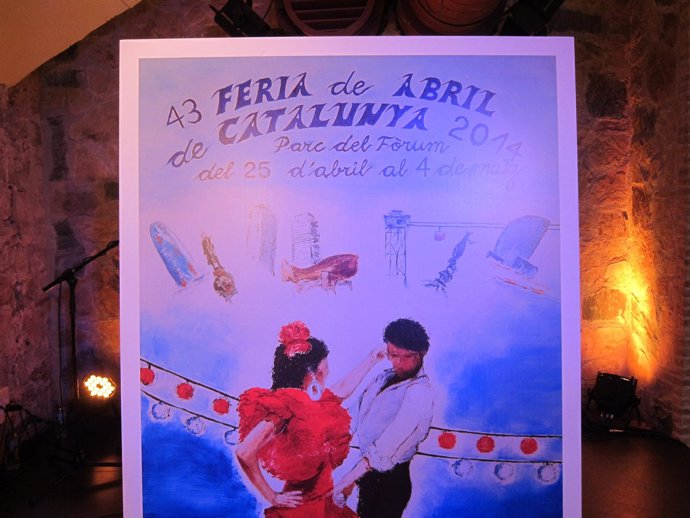 Cartel de la Feria de Abril de Catalunya 2014