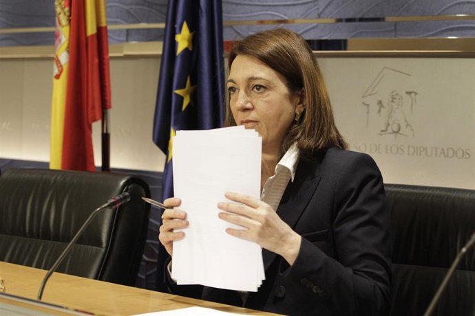 La portavoz del PSOE en el Congreso de los Diputados, Soraya Rodríguez