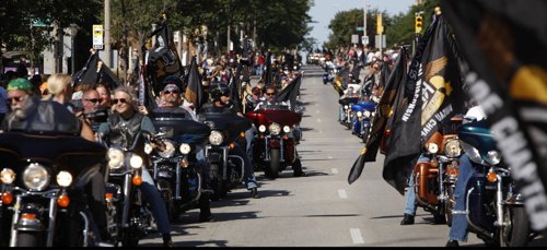 Concentración de socios del Harley Owners Group