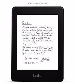 Firma de Matilde Asensi para Kindle
