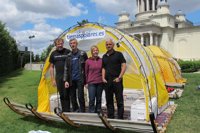 Expedicionarios españoles circunnavegarán 5.000 kilómetros de Groenlandia en un trineo eólico por primera vez