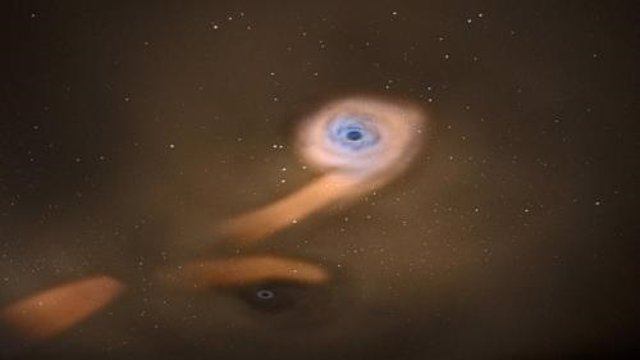 Sistema binario de agujeros negros