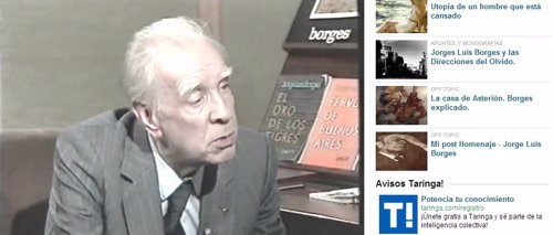 Red Taringa con posts sobre Jorge Luis Borges
