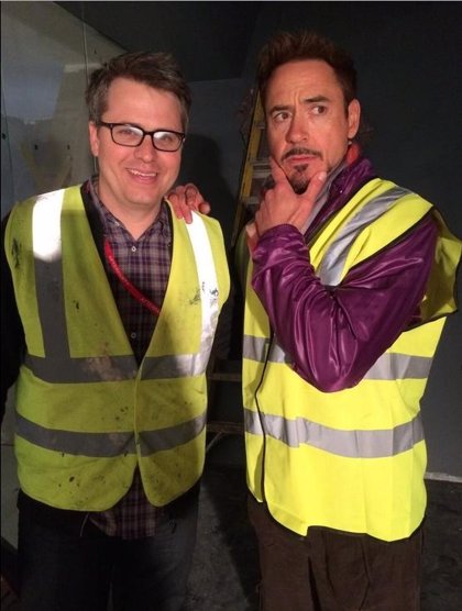 Primera imagen de Robert Downey Jr. en el set de Los Vengadores: La era de  Ultron