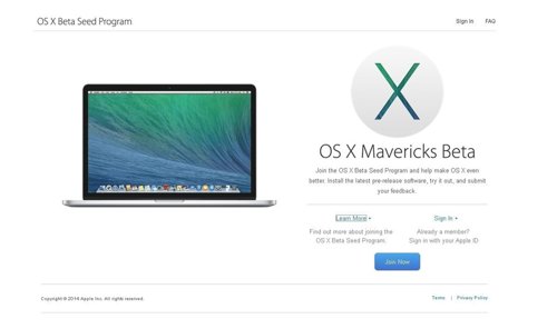 Os x beta seed program, apple, mac