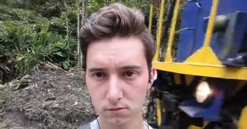 Graba el momento en el que lo golpea un tren