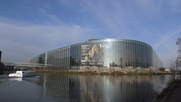 Sede del Parlamento Europeo en Estrasburgo.