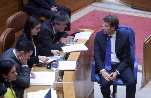 10,00 h.-     O titular da Xunta, Alberto Núñez Feijóo, asistirá ao Pleno do Par