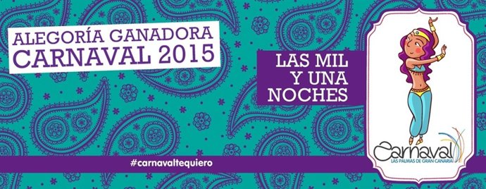Alegoría ganadora para el Carnaval de LPGC 2015