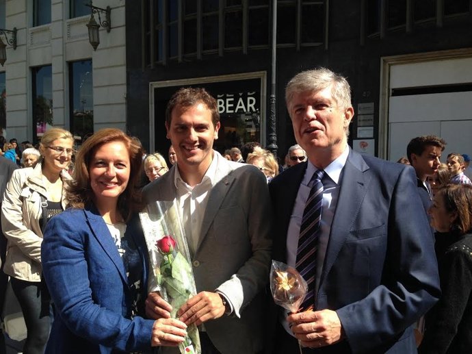 C.Mejías, A.Rivera y M.Alonso, C's