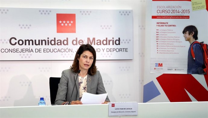 Lucía Figar en rueda de prensa