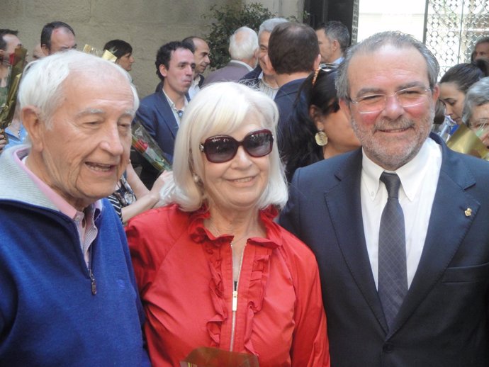 J.Reñé,J.Vallverdú Y Su Esposa