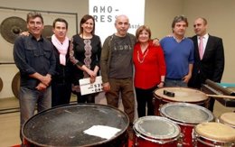 La consellera Català en el ensayo de  Amores