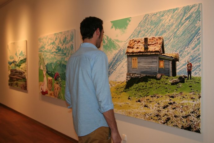 Exposición pinturas arte cultura pictórico fundación unicaja irene sánchez 