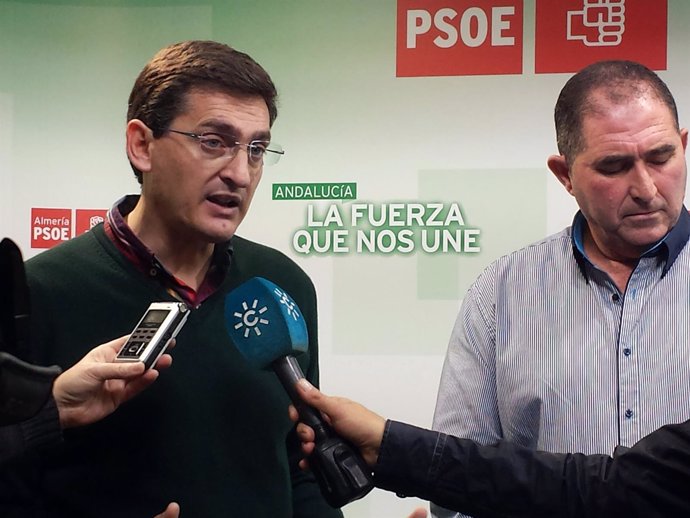 El secretario general del PSOE en Almería, José Luis Sánchez Teruel